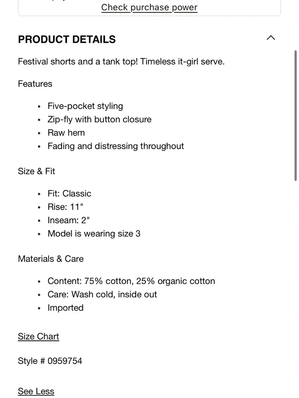 Light Wash Denim Cutoff Shorts - Womens
